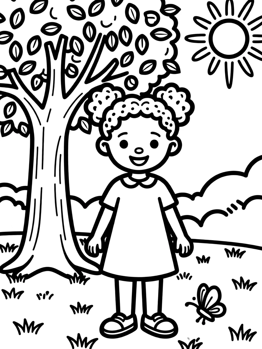 African American girl