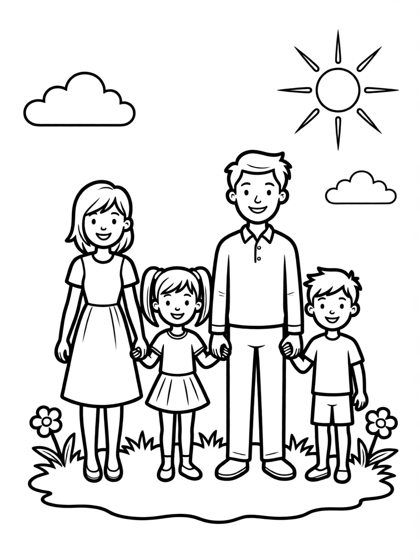 Asian American family