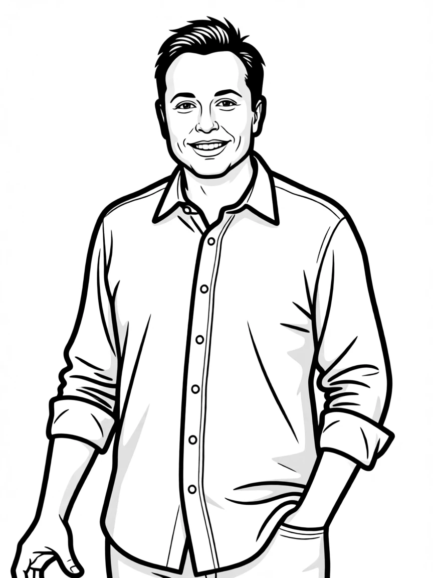 Elon Musk smiling