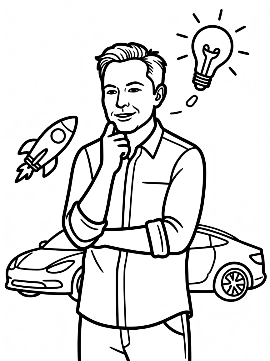 Elon Musk thinking