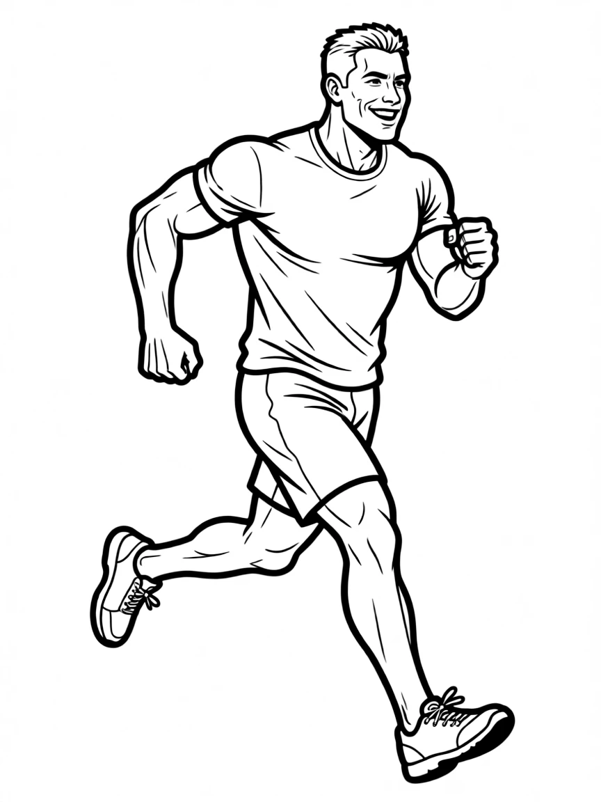 The Rock running