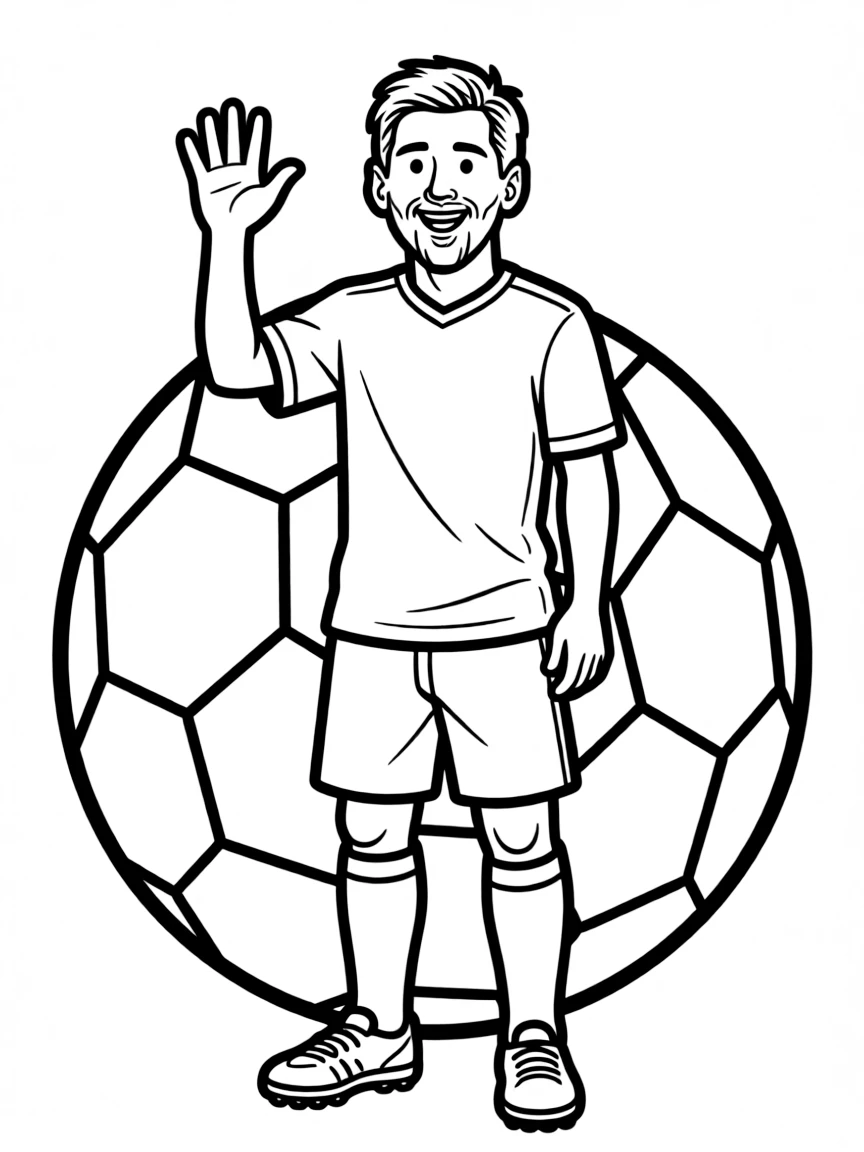 Lionel Messi smiling