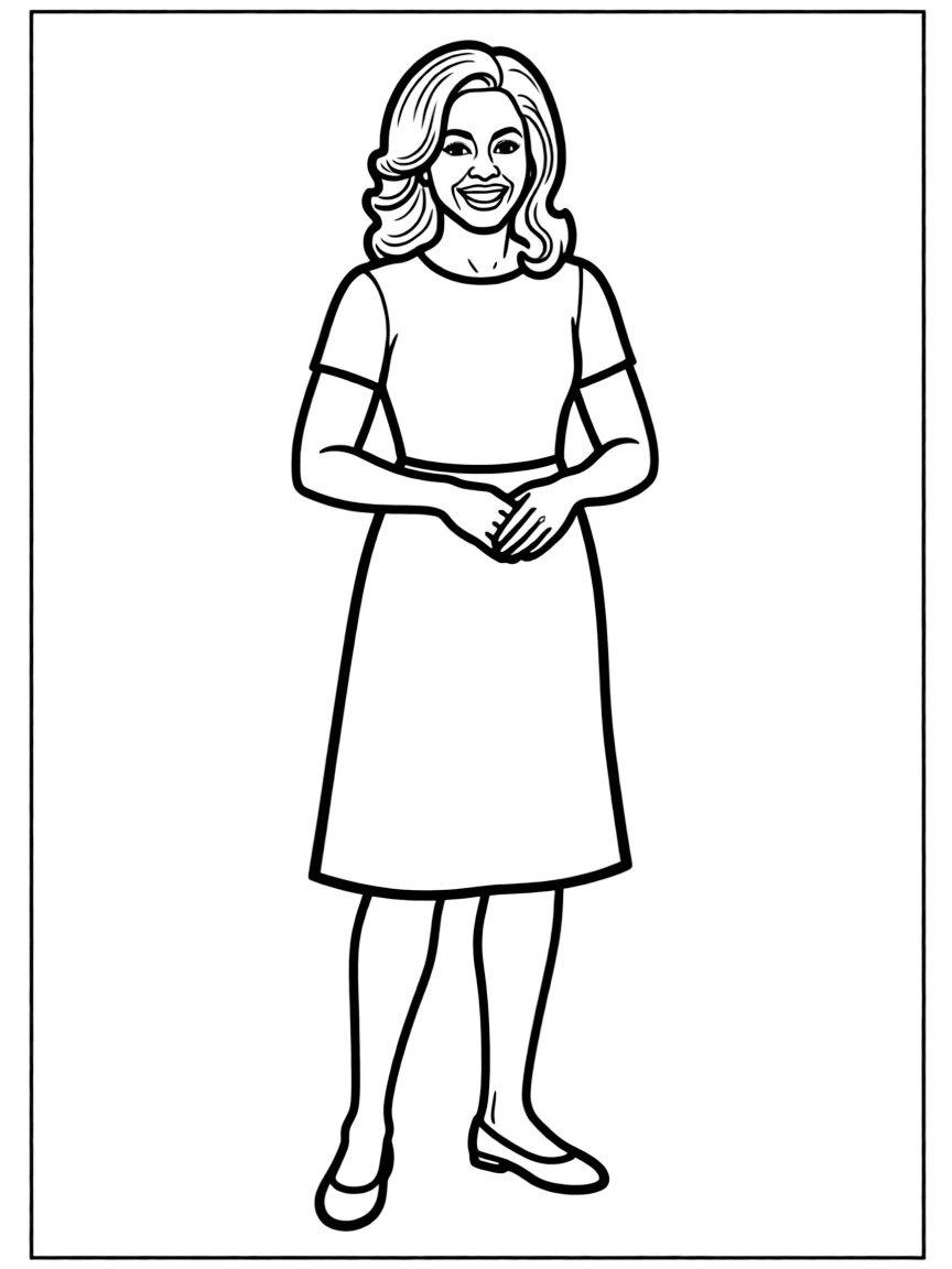 Michelle Obama smiling