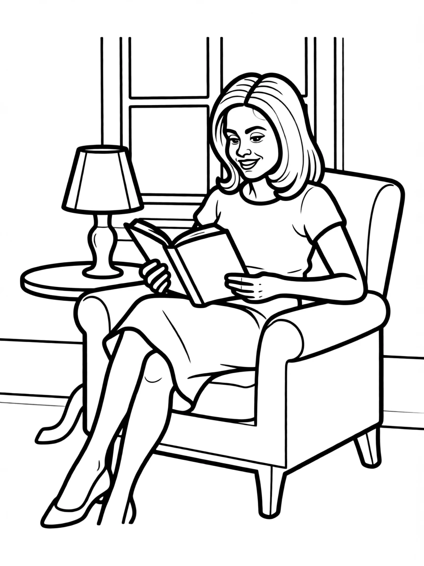 Michelle Obama reading