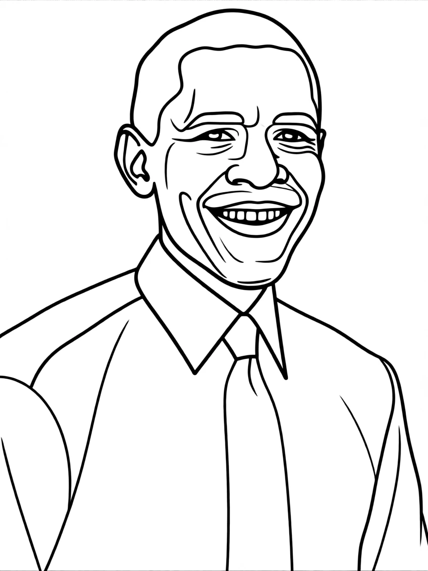 Barack Obama smiling