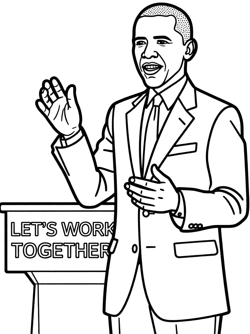 Barack Obama talking