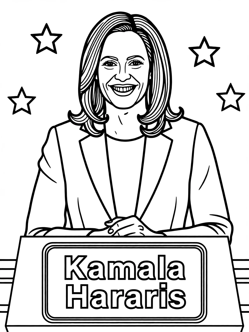 Kamala Harris smiling