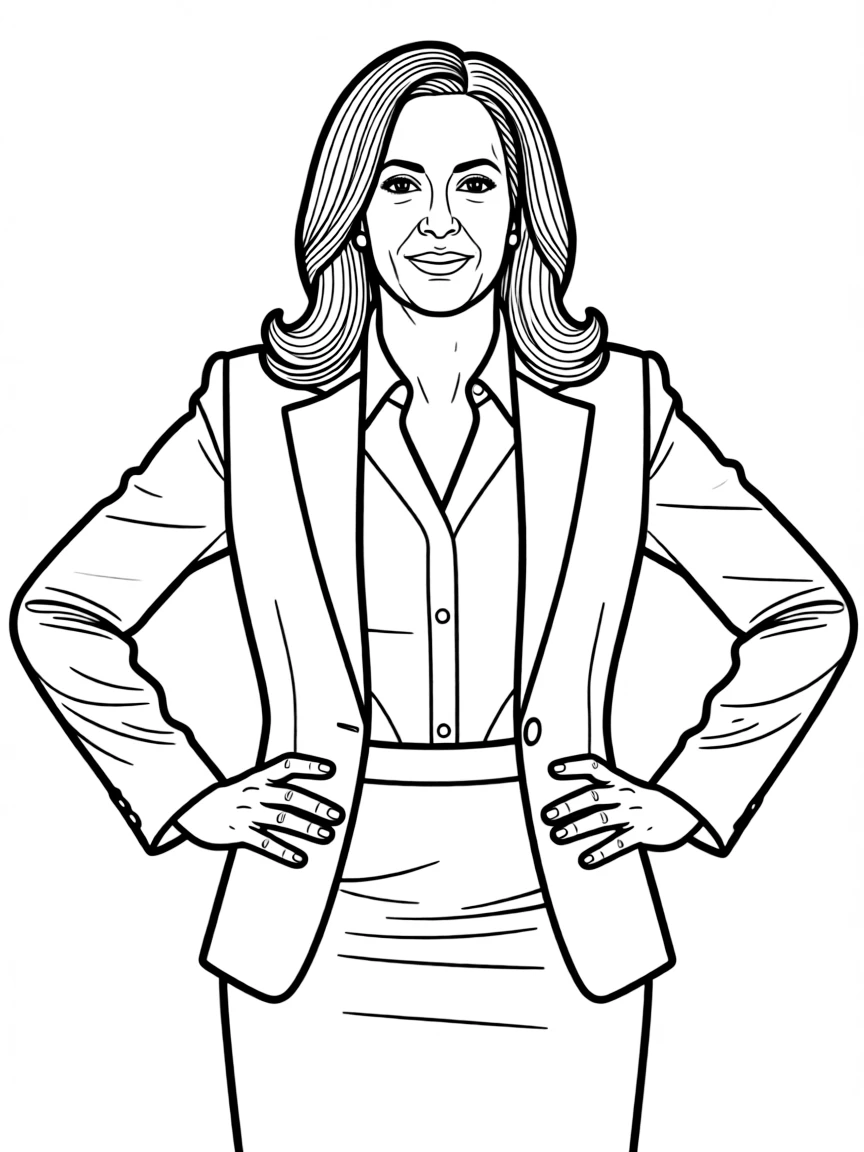 Kamala Harris standing strong
