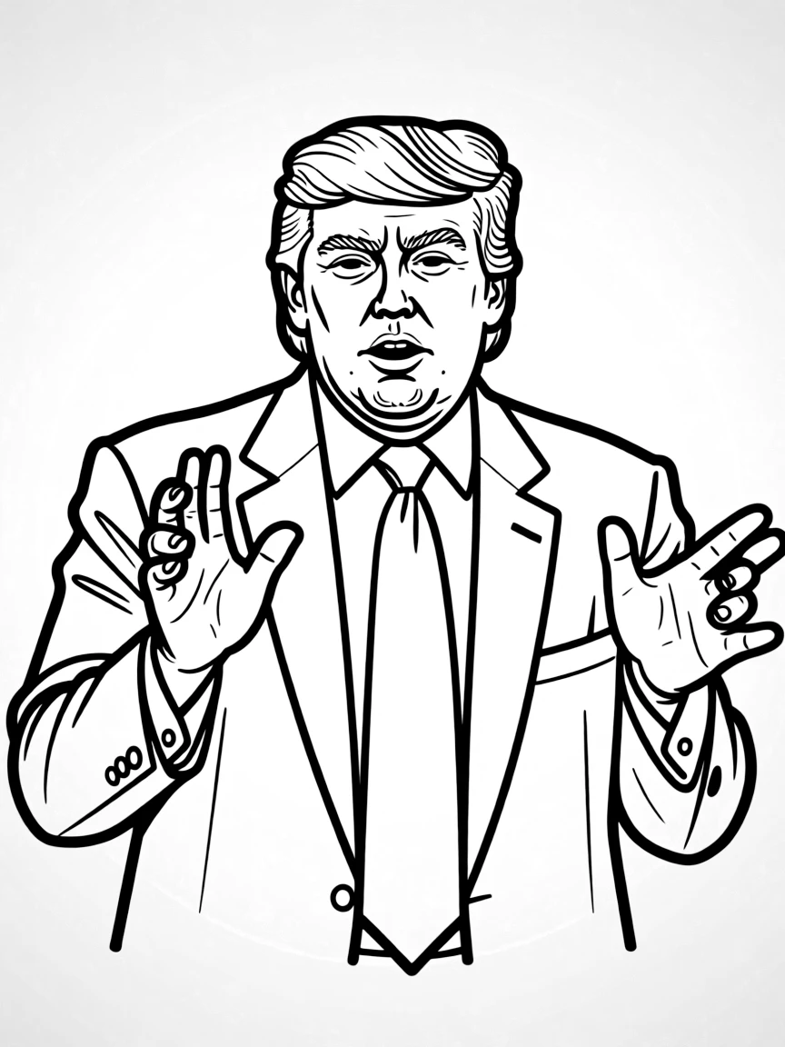 Donald Trump talking