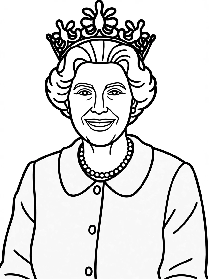 Queen Elizabeth II smiling