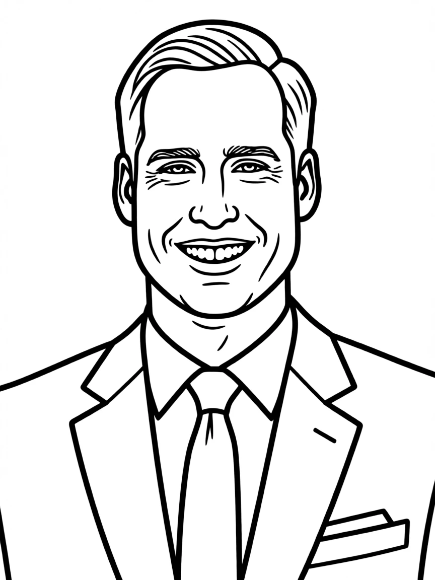 Prince William smiling