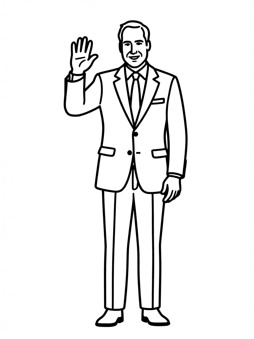 Prince William waving politely