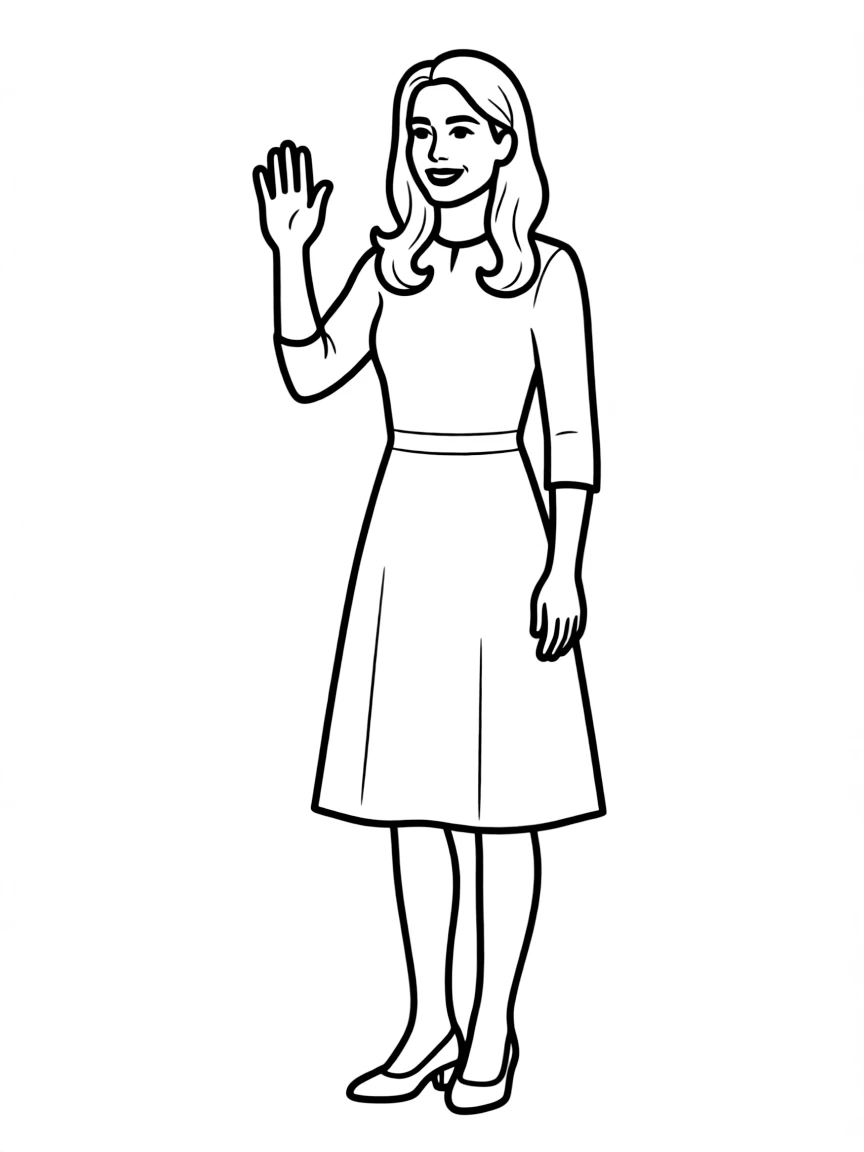 Kate Middleton waving