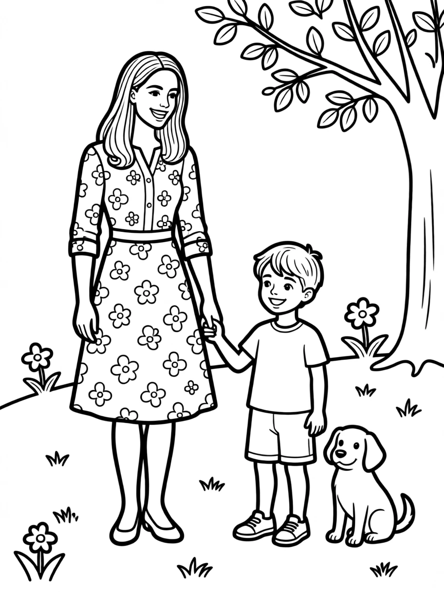 Kate Middleton with a child