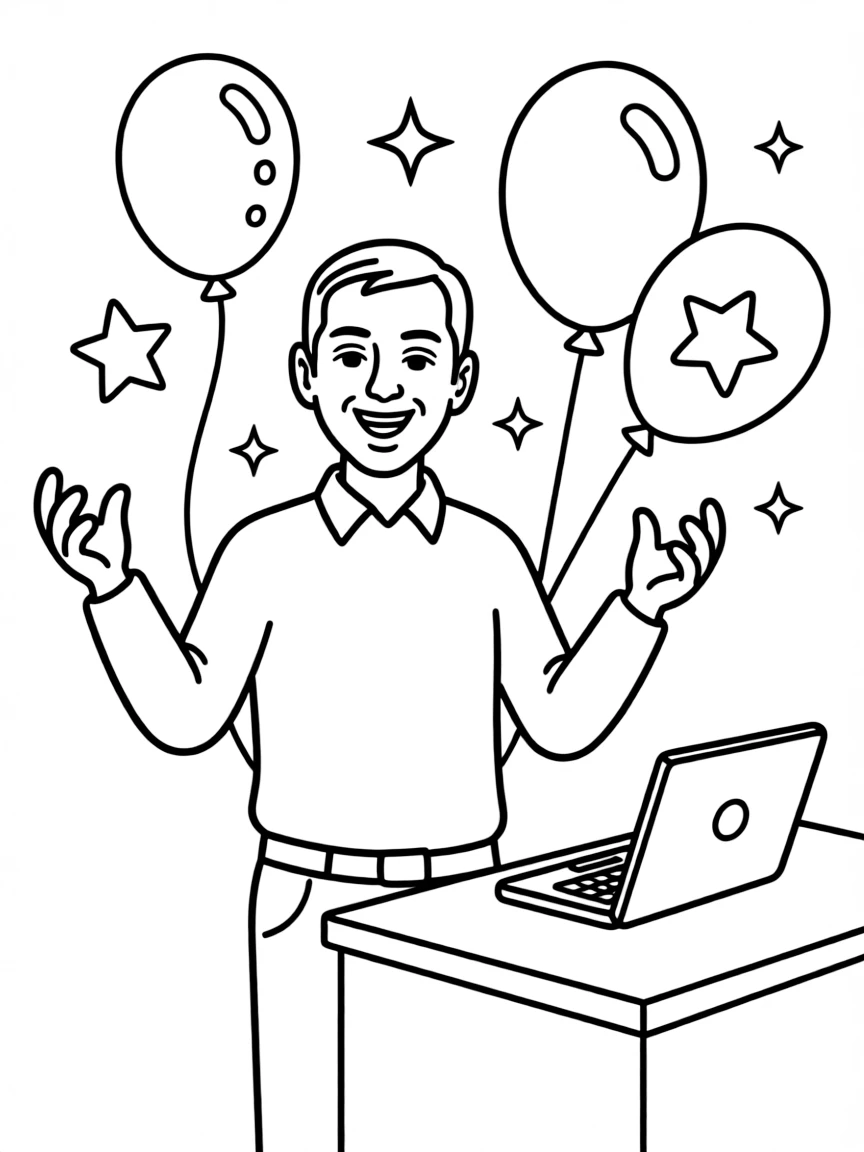 Jeff Bezos happy