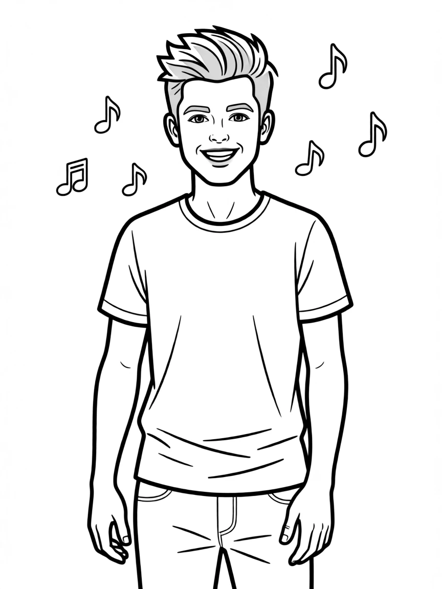 Justin Bieber smiling