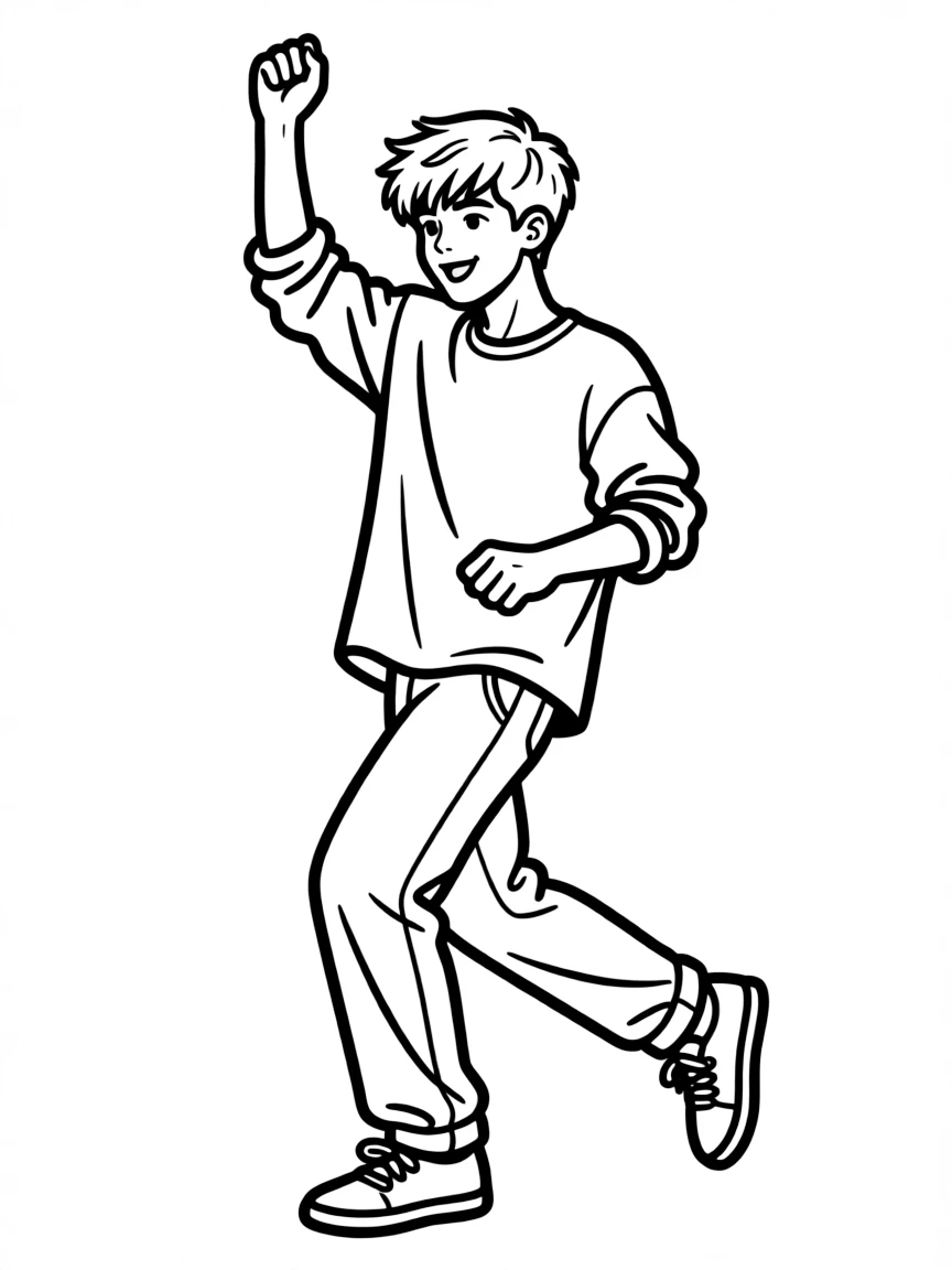 Justin Bieber dancing