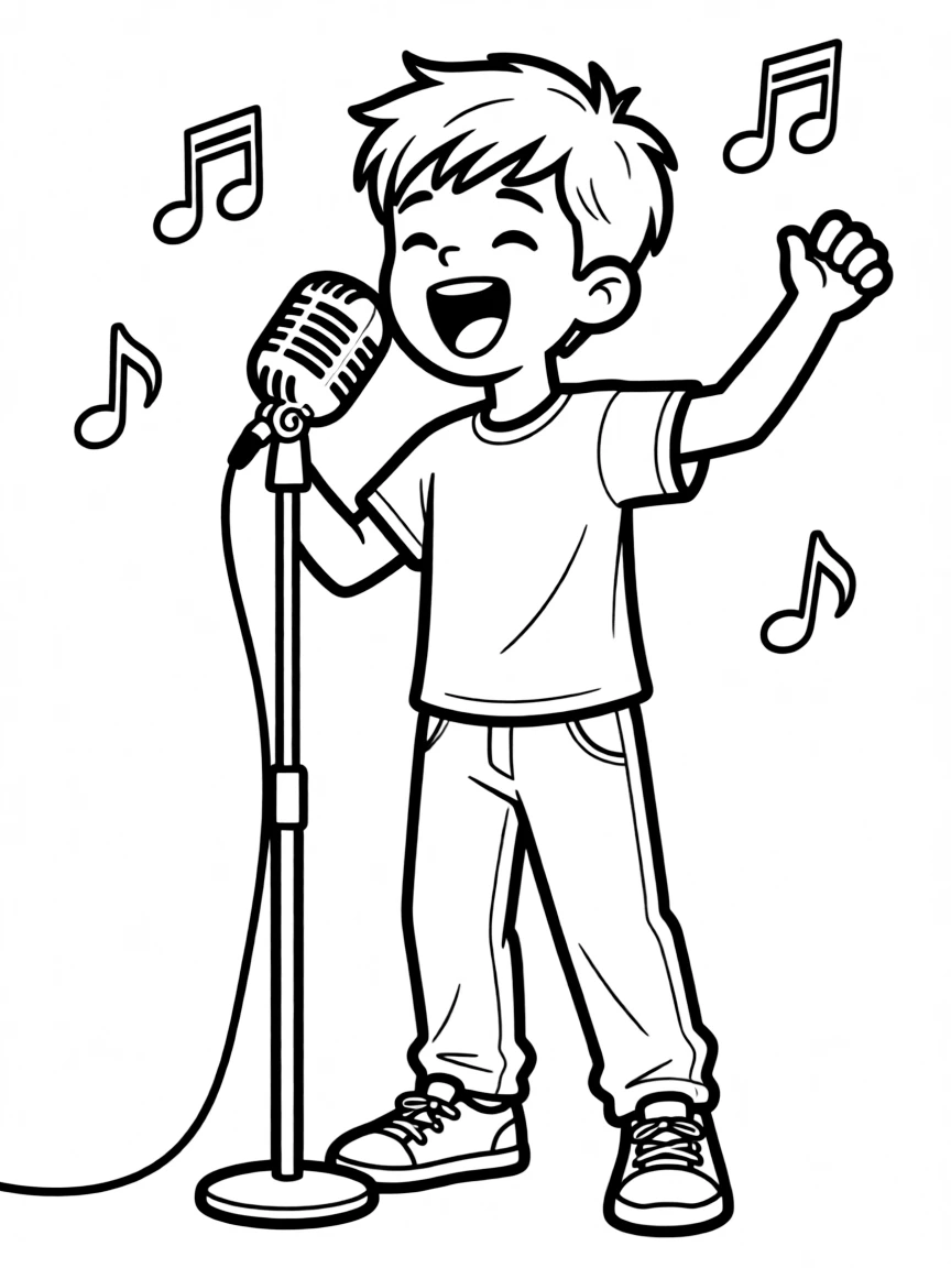 Justin Bieber happy to sing