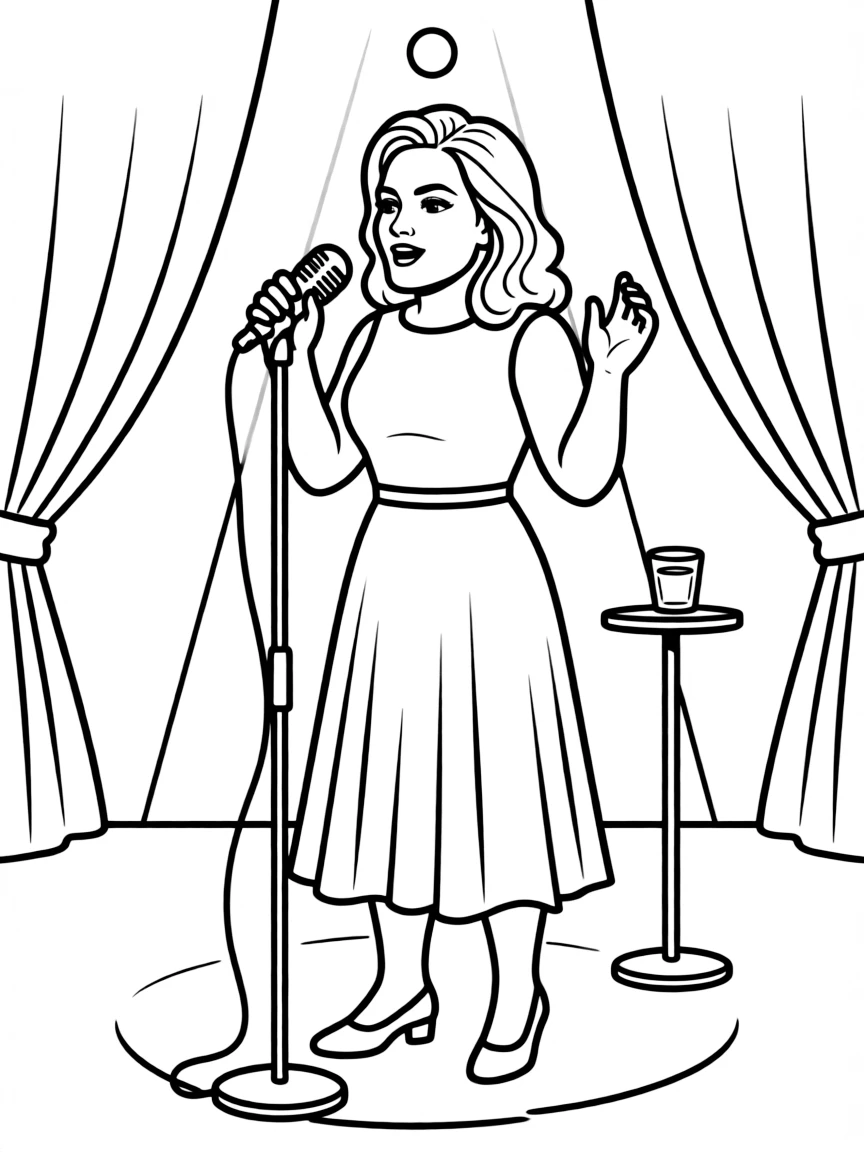 Adele on stage
