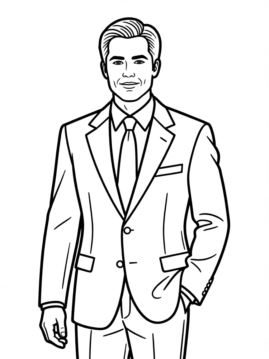 Brad Pitt in a nice suit