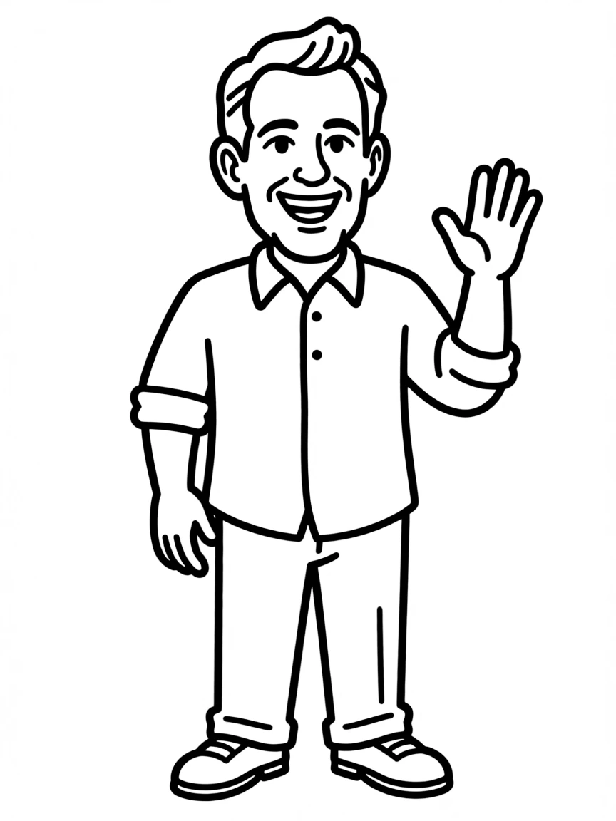Tom Hanks with a big smile