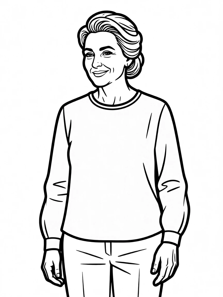 Meryl Streep with her hair up