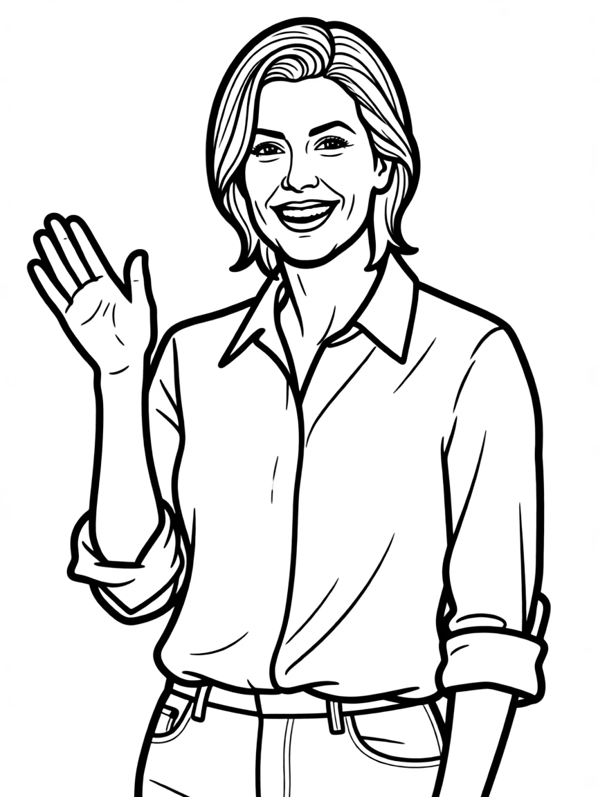 Sandra Bullock happy