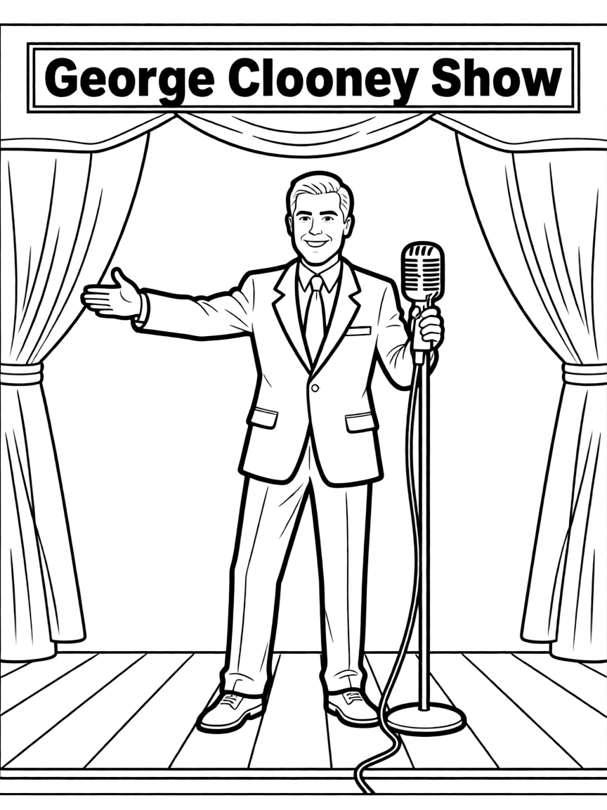 George Clooney acting