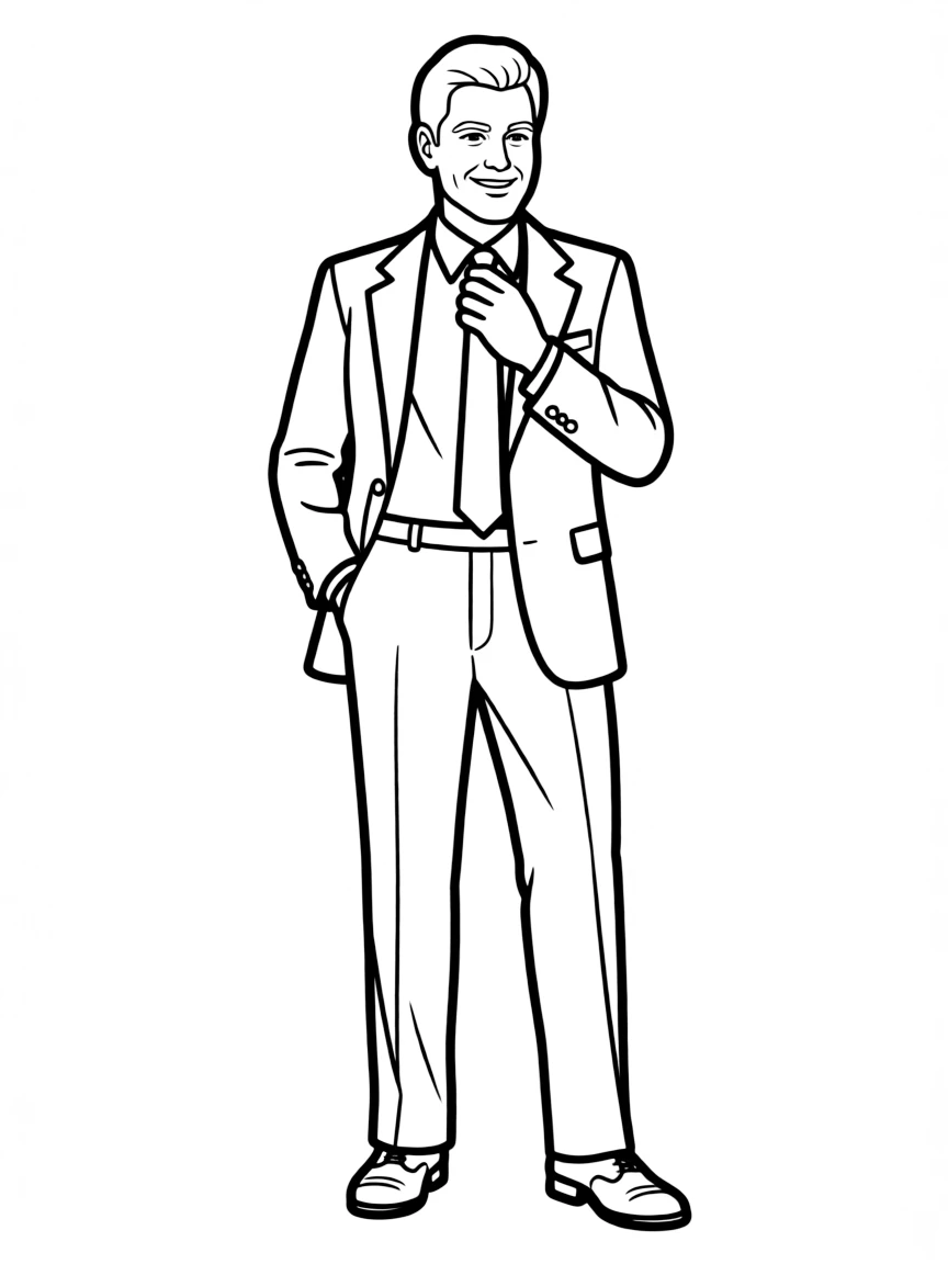 George Clooney looking debonair