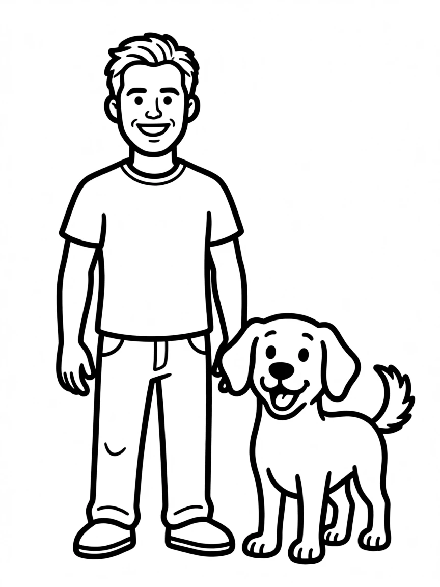 Chris Pratt with an animal