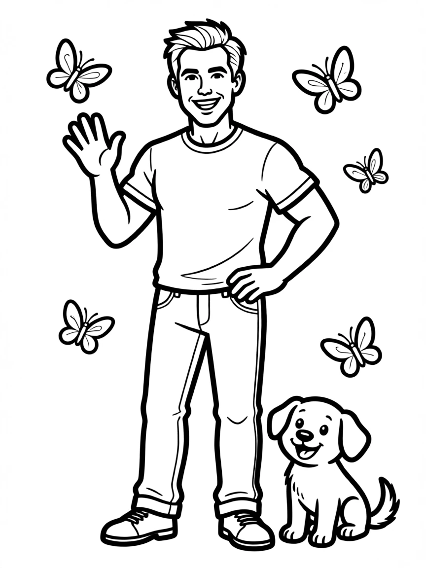 Ryan Reynolds happy