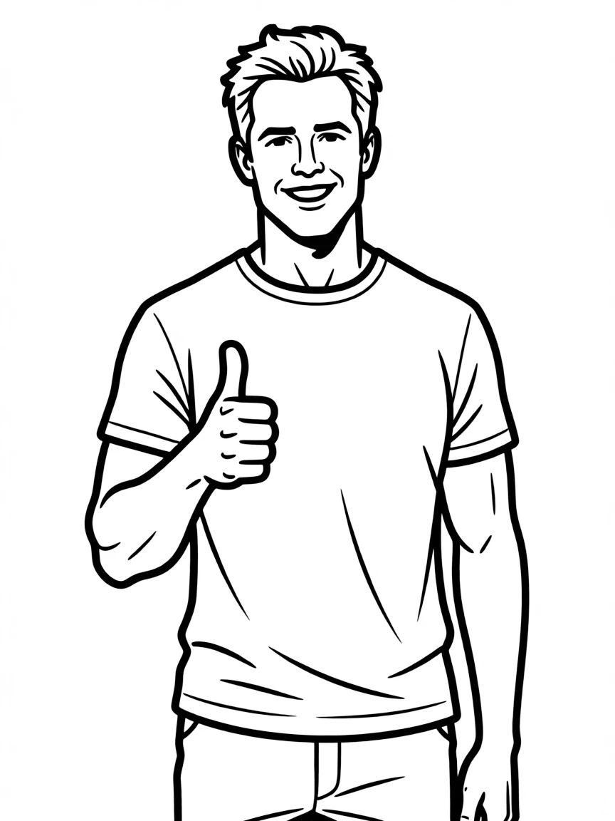 Ryan Reynolds giving a thumbs up