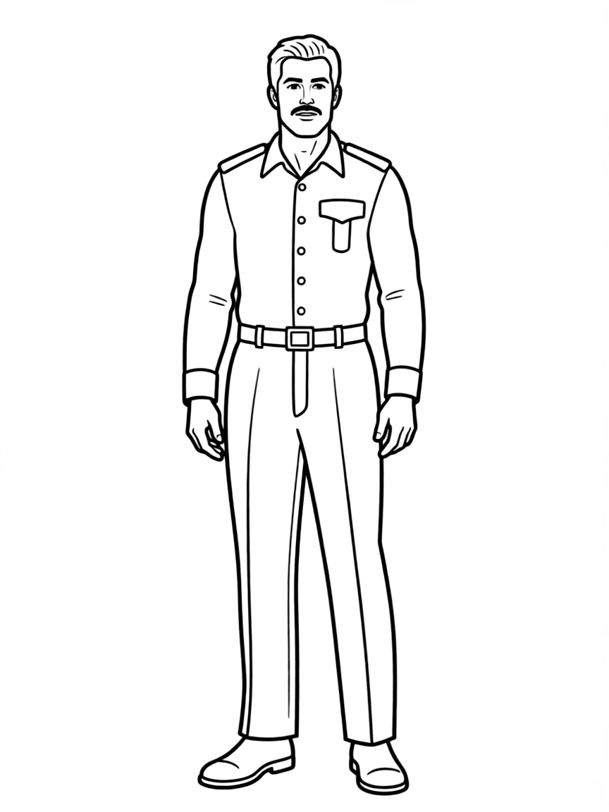 Chris Evans in a uniform