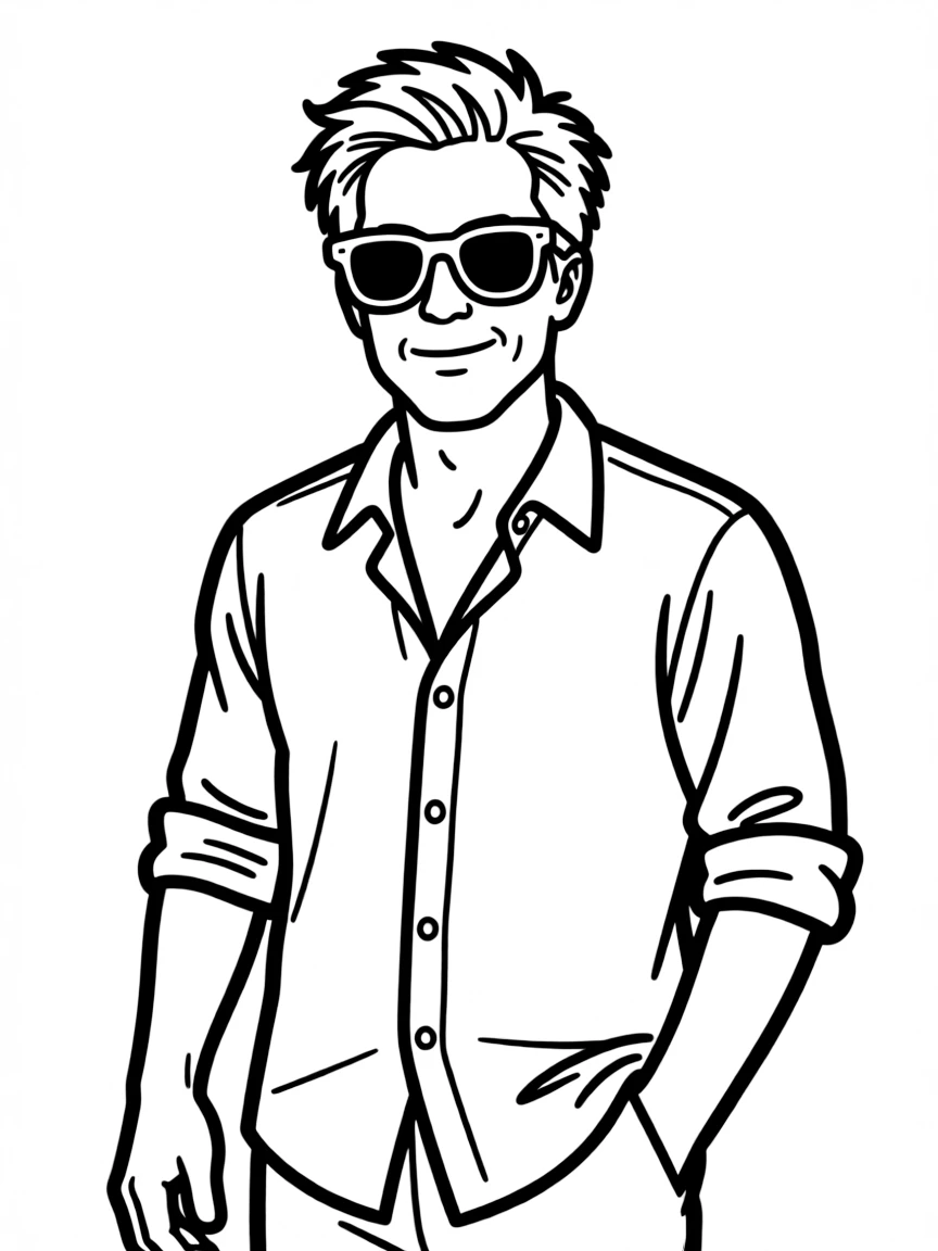 Robert Downey Jr. wearing cool glasses