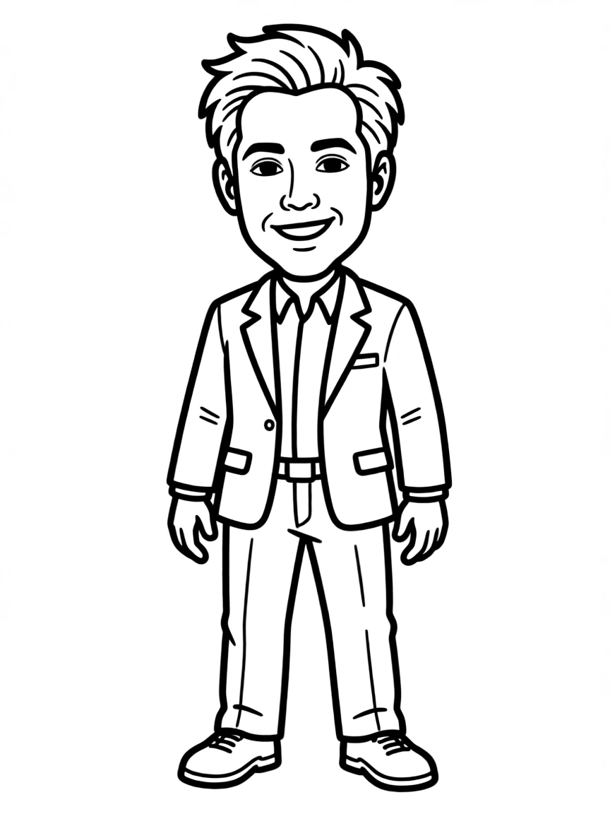 Robert Downey Jr. with a confident grin