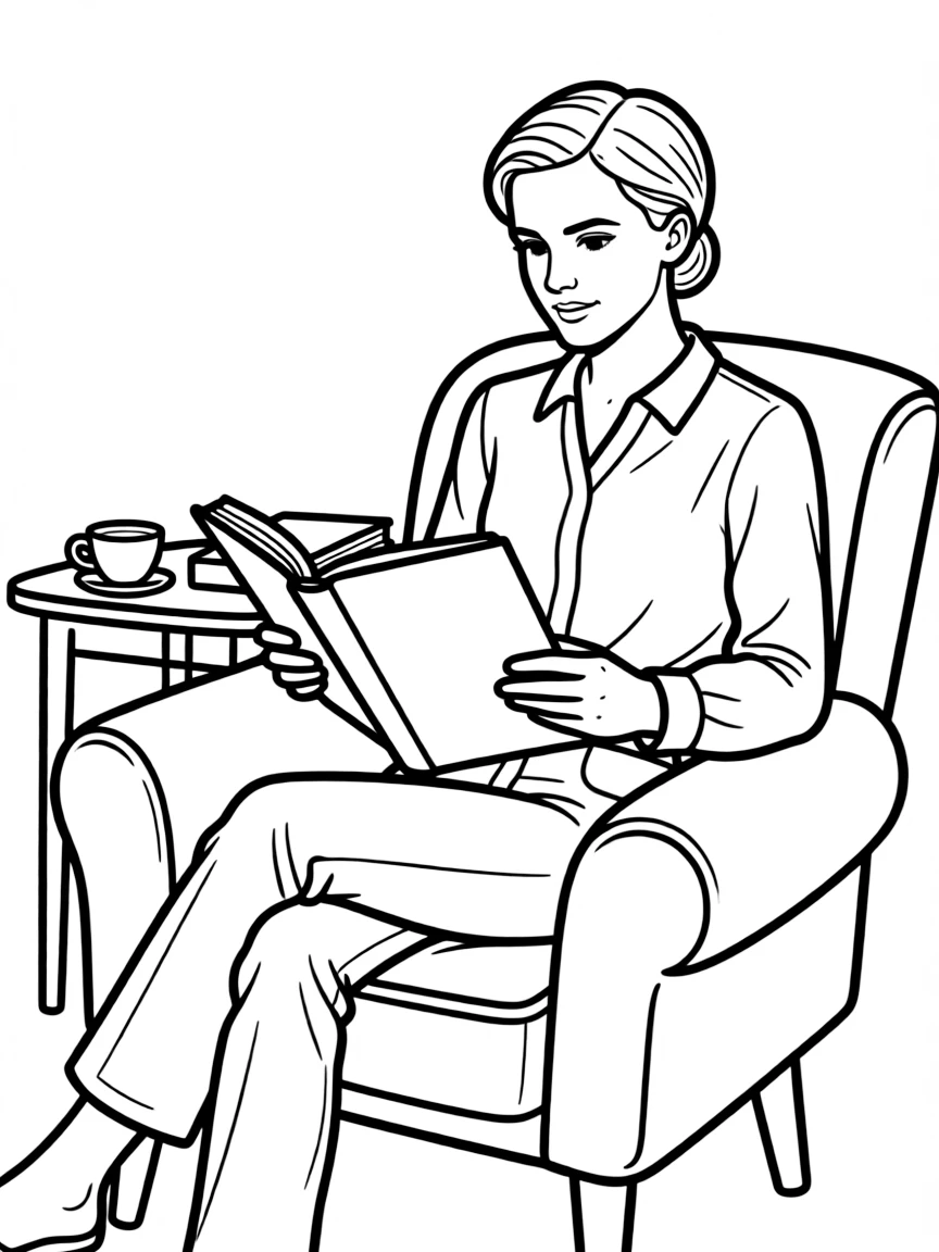 Emma Watson reading