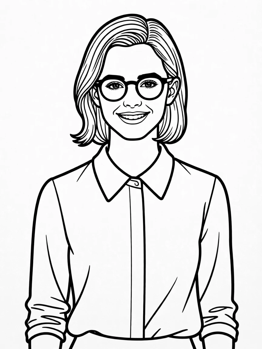 Emma Watson with glasses