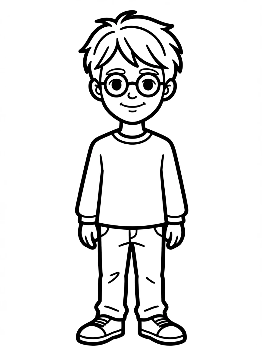 Daniel Radcliffe with glasses