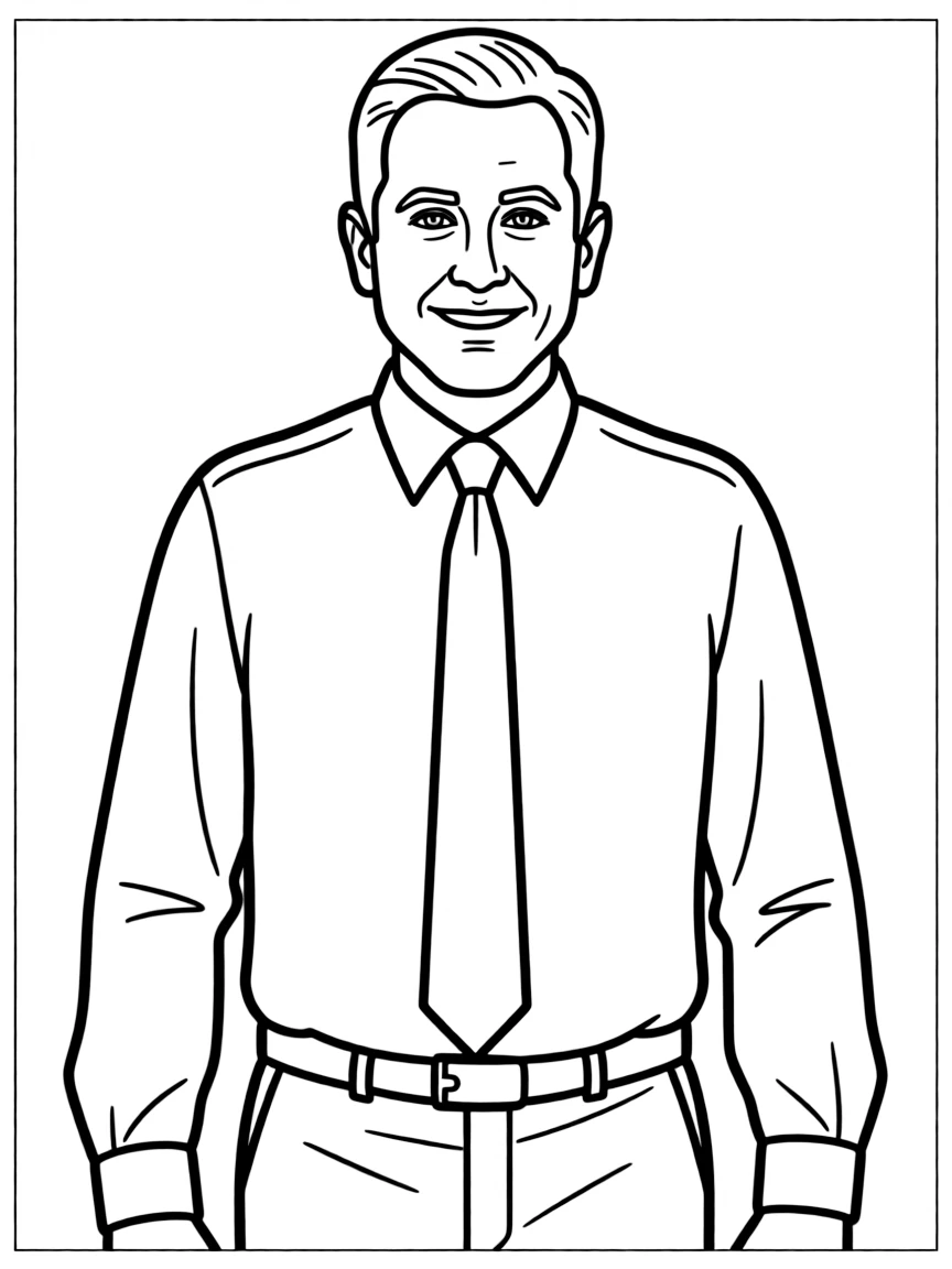 Steve Carell wearing a tie