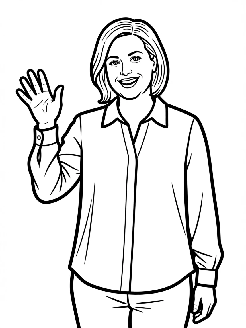 Amy Poehler happy