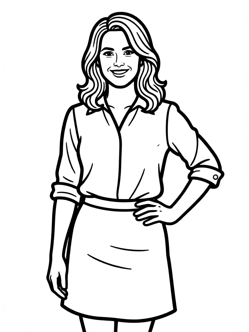 Tina Fey with a charming smile