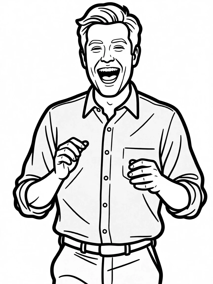 Jimmy Fallon laughing