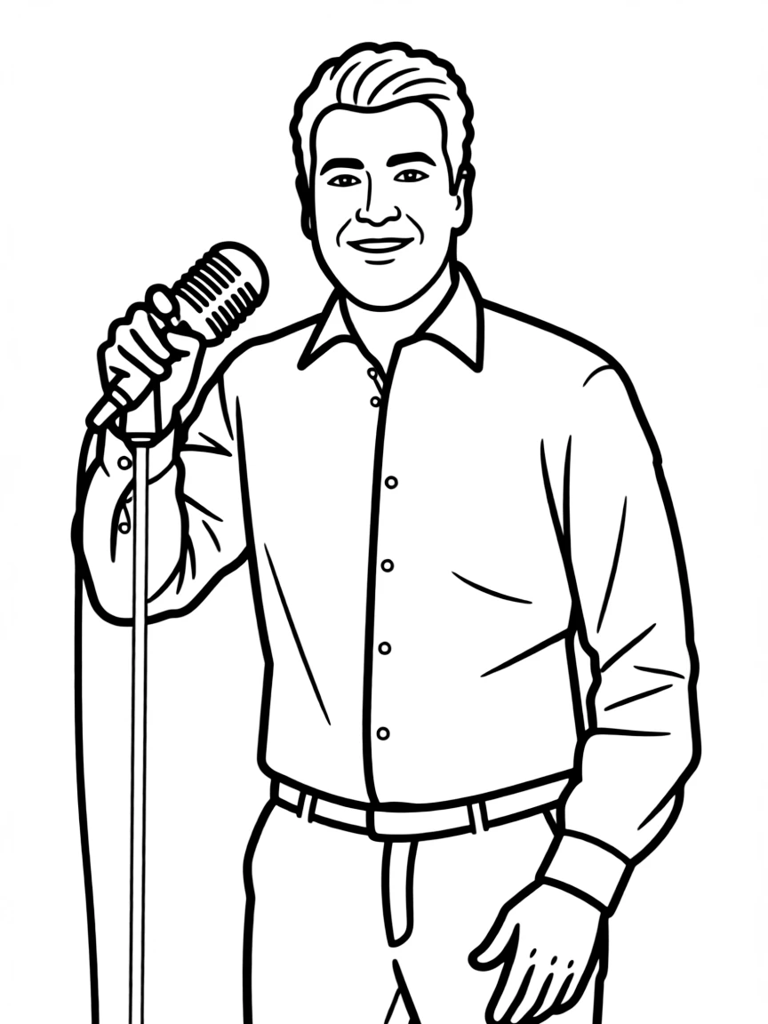 Jimmy Fallon with a microphone