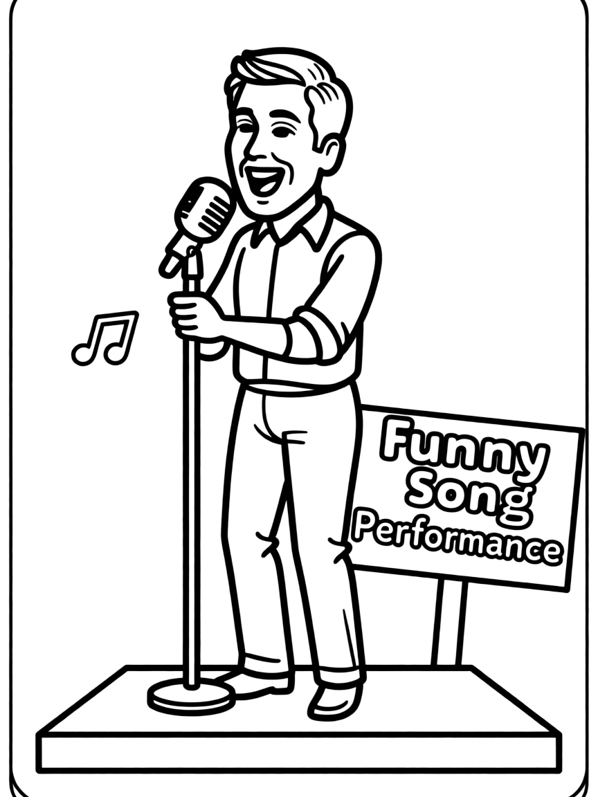 Jimmy Fallon singing a funny song