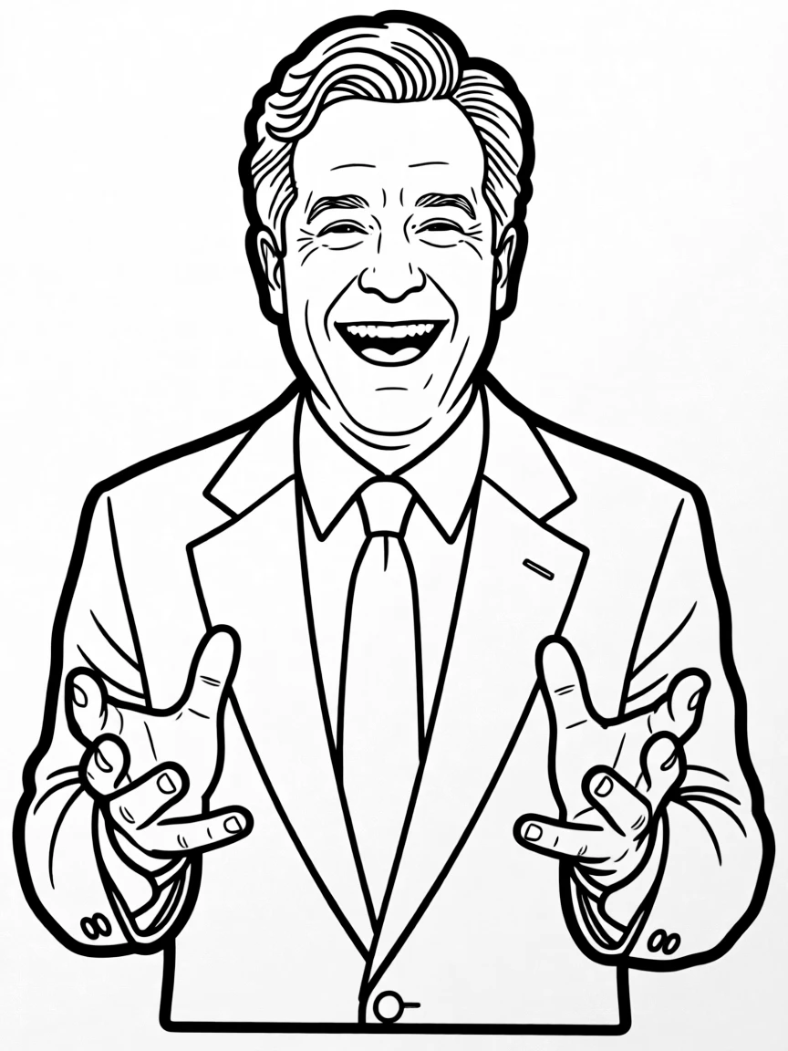 Stephen Colbert laughing
