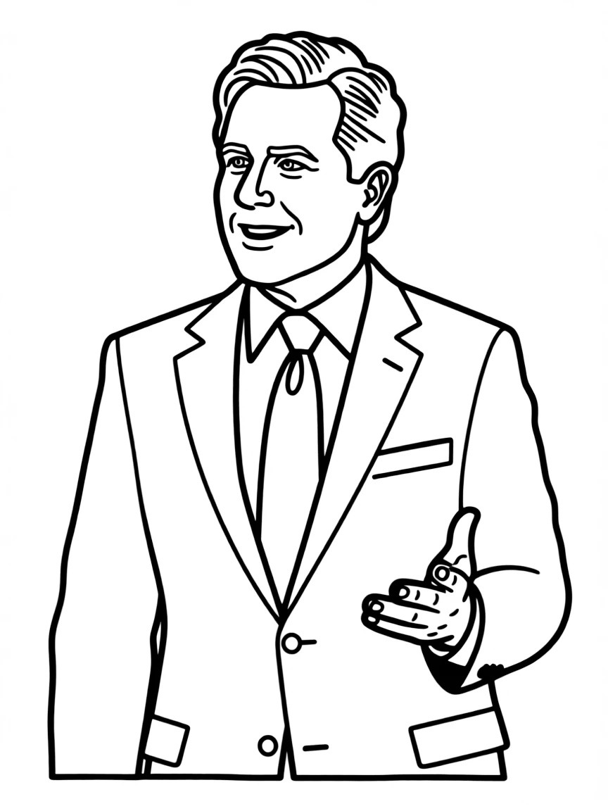 Stephen Colbert talking