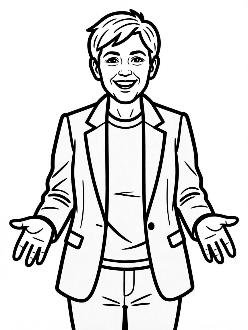 Ellen DeGeneres happy