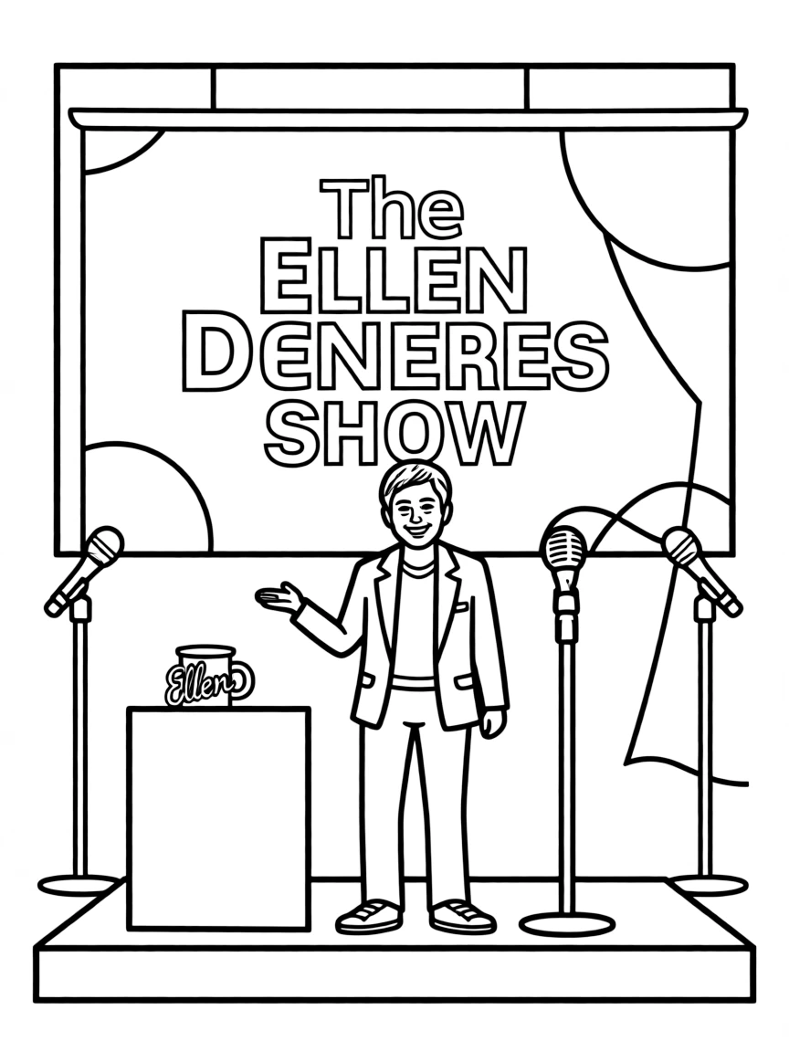 Ellen DeGeneres on her show