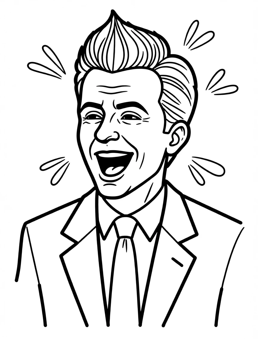 Conan O'Brien laughing