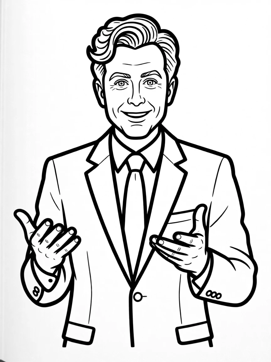 Conan O'Brien talking